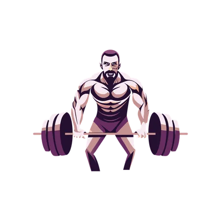 Musculação  Ilustração