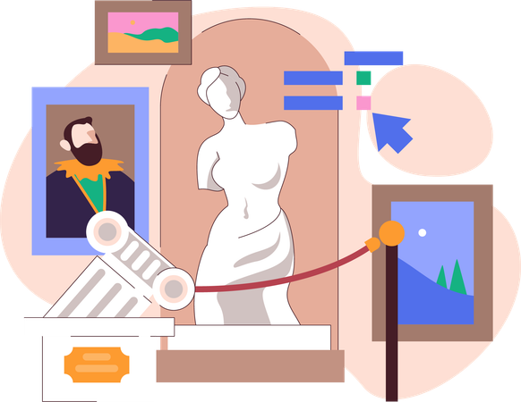 Museum is kept opening for public  Illustration