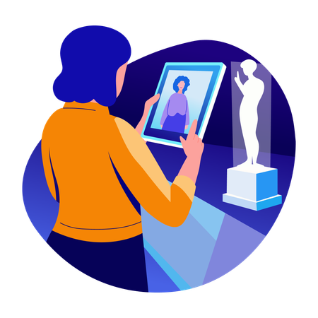 Museum Visit  Illustration