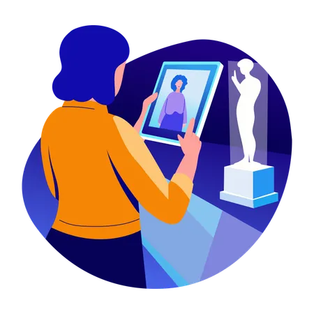 Museum Visit  Illustration