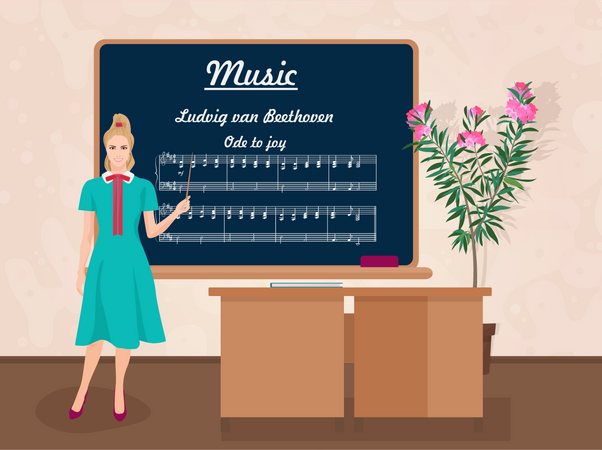 Music class  Illustration