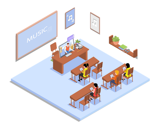 Music class  Illustration