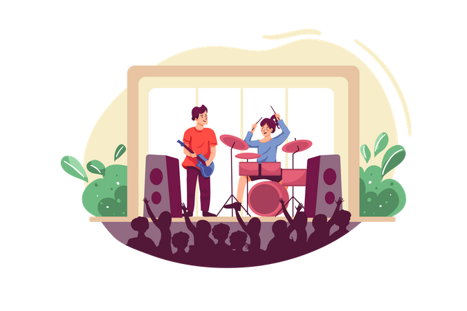 Music Concert Illustration