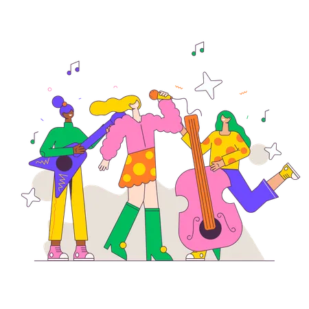 Music concert  Illustration