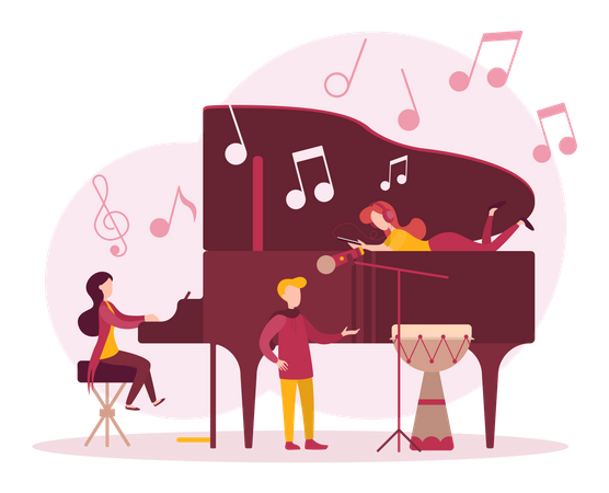 Music concert  Illustration