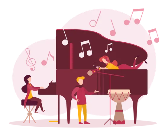 Music concert  Illustration