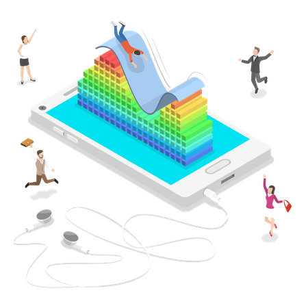 Music Equalizer  Illustration