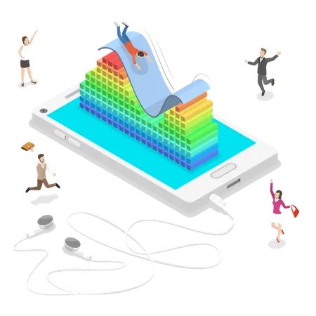 Music Equalizer  Illustration