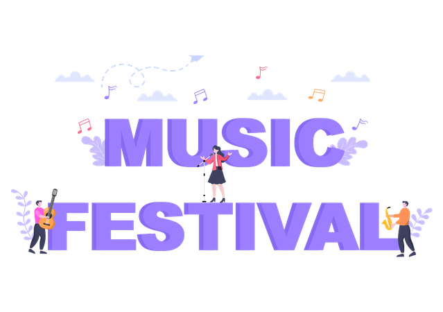 Music Festival Illustration