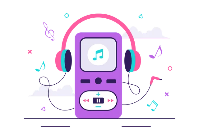 Music iPod  Illustration