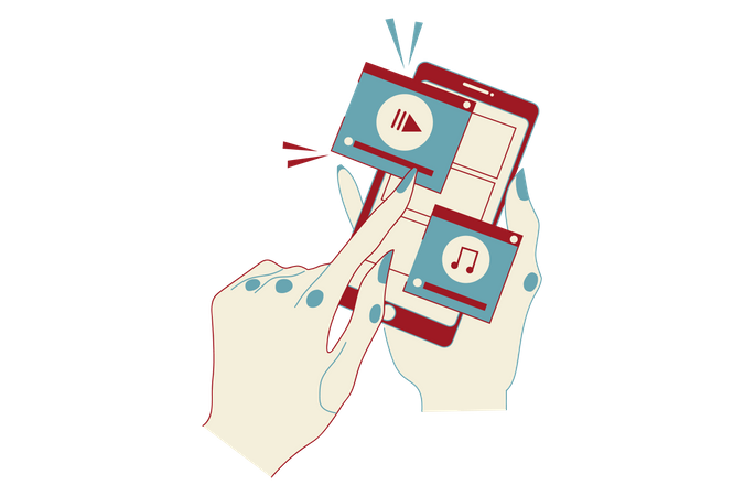 Music player  Illustration