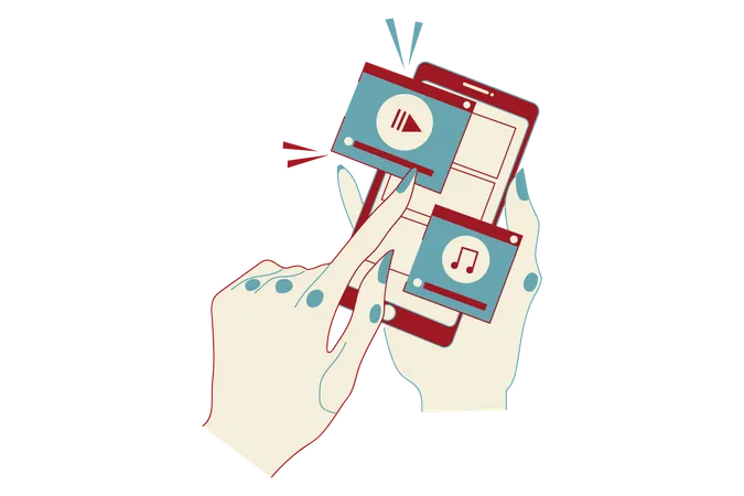 Music player  Illustration