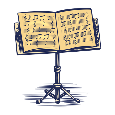 Music sheet  Illustration