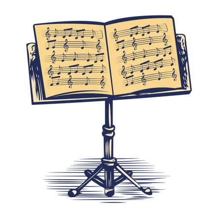 Music sheet  Illustration