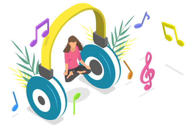 Music Therapy Illustration