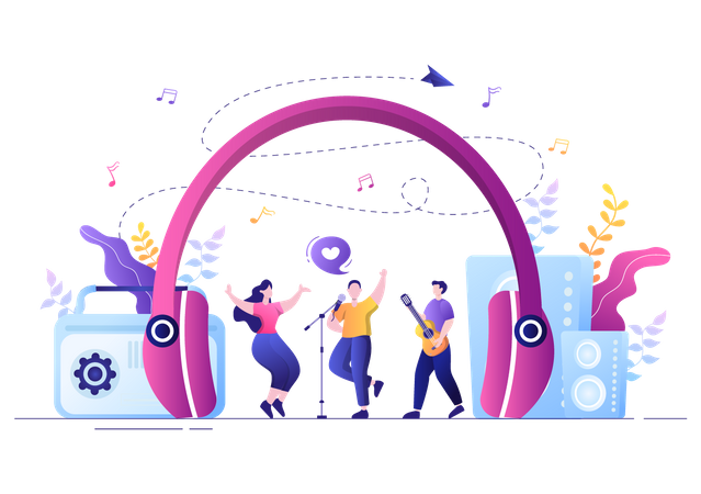 Musical Performance  Illustration
