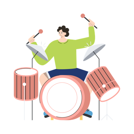 Musicienne  Illustration