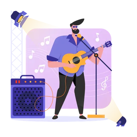 Musikevent  Illustration