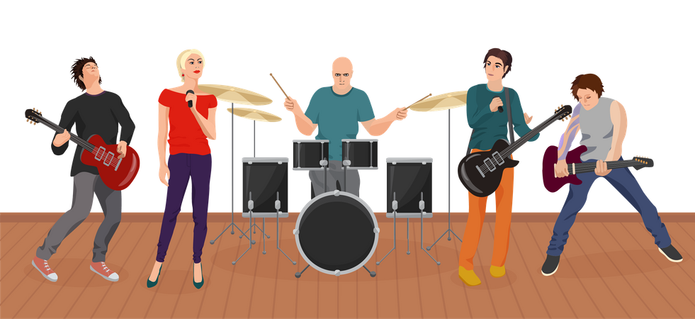 Musik Konzert  Illustration