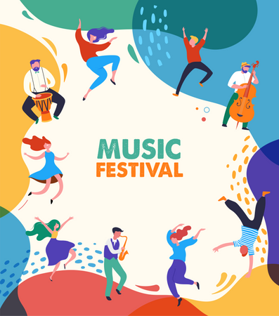 Musikfestival  Illustration