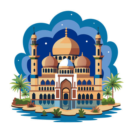 Muslim Architecture  Illustration