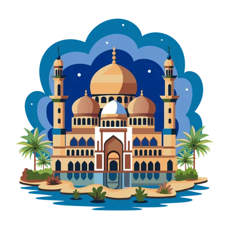 Muslim Architecture  Illustration