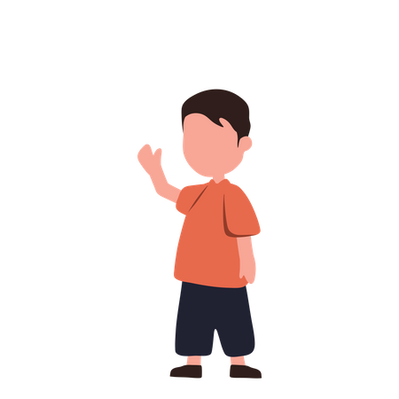Muslim Boy  Illustration