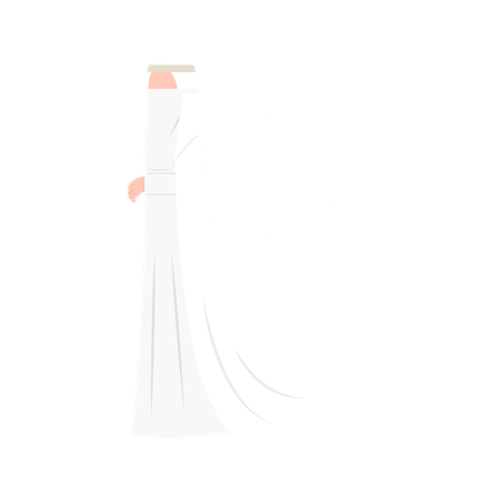 Muslim Bride  Illustration