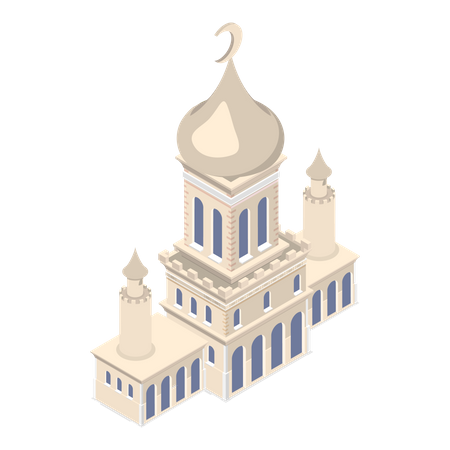 Muslim building  Illustration