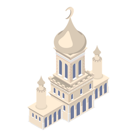 Muslim building  Illustration