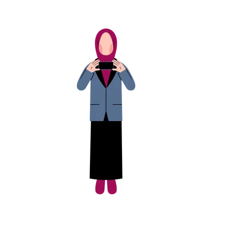 Muslim Business woman  Illustration