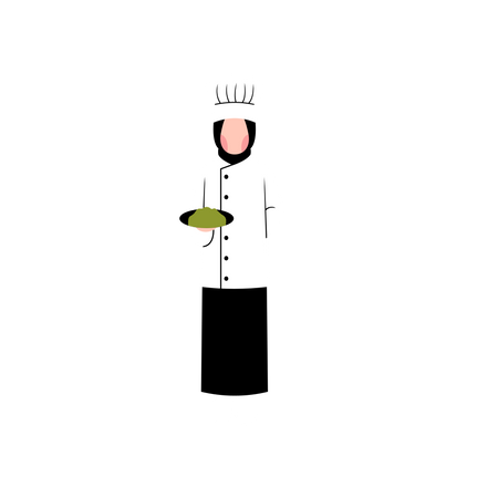 Muslim chef  Illustration