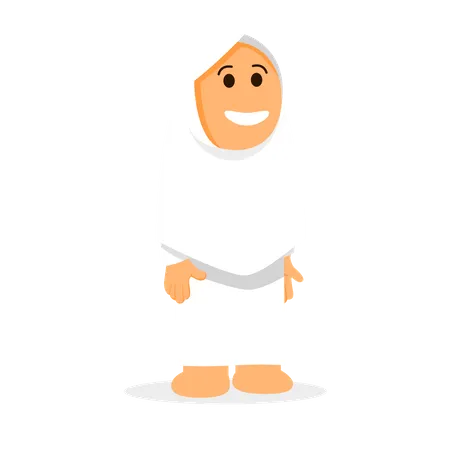 Muslim girl  Illustration