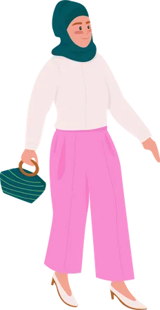 Muslim lady  Illustration
