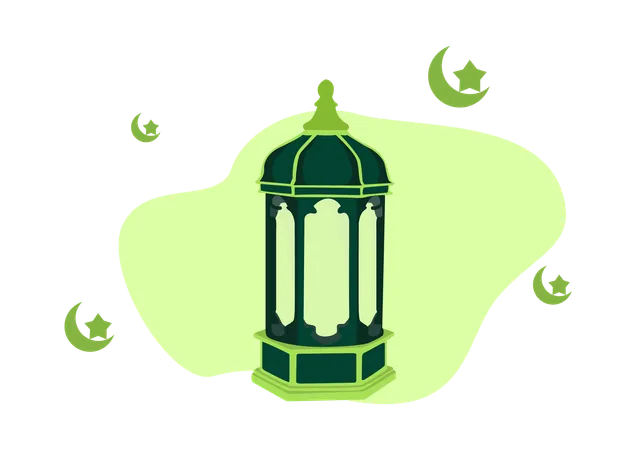 Muslim Lantern  Illustration