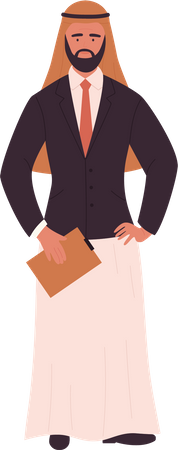 Muslim Male  Illustration