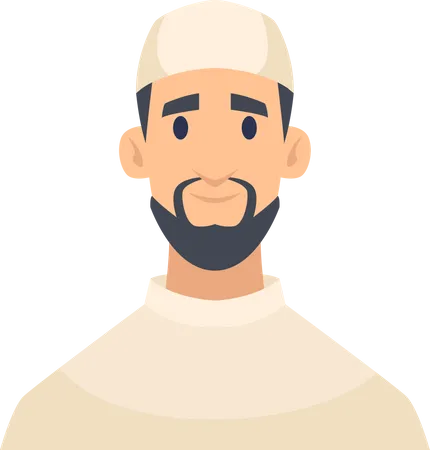 Muslim man  Illustration