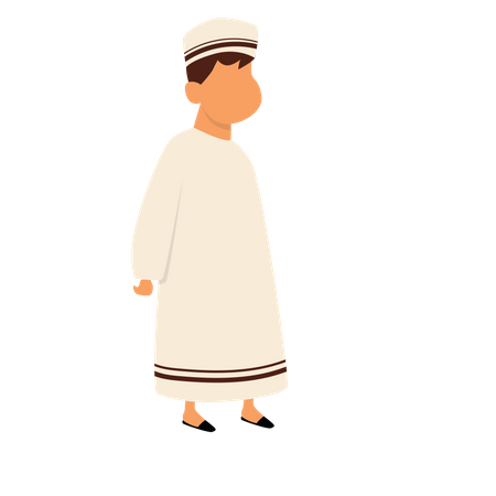 Muslim Man Illustration