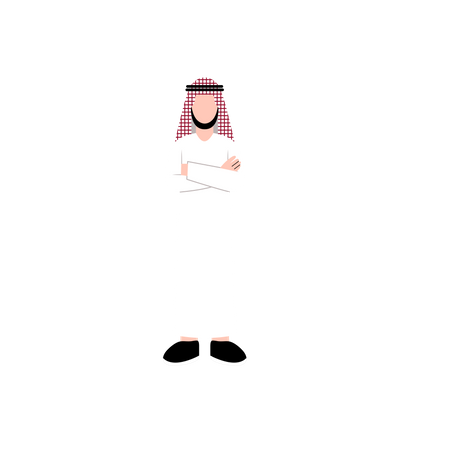 Muslim man  Illustration