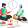 illustrations of ramadan food
