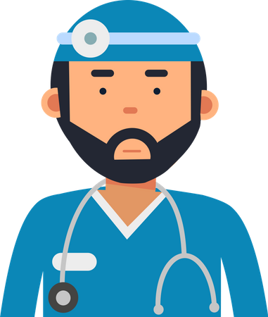 Muslim Surgeon  Illustration