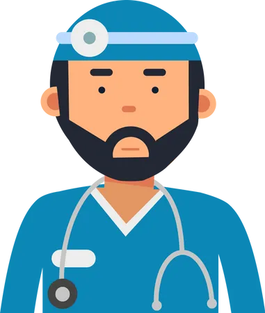 Muslim Surgeon  Illustration