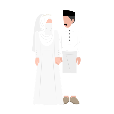 Muslim wedding  Illustration