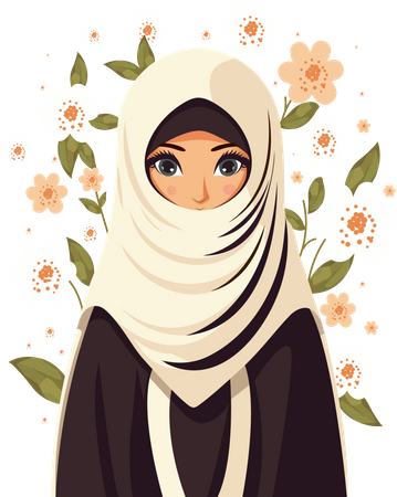 Muslim Woman Illustration