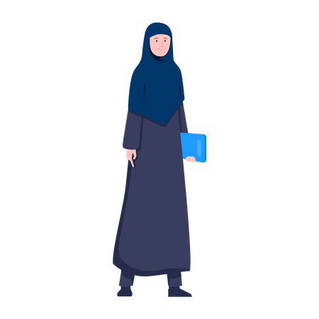 Muslim woman  Illustration
