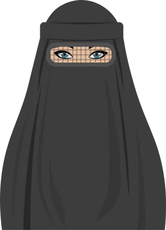 Muslim Woman  Illustration