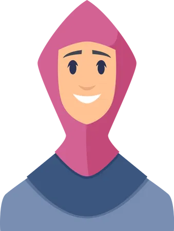 Muslim woman  Illustration