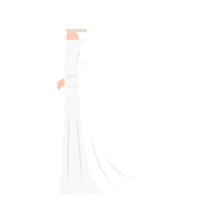 Muslimische Braut  Illustration