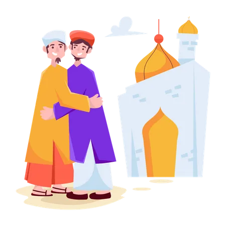 Fiesta musulmana  Ilustración