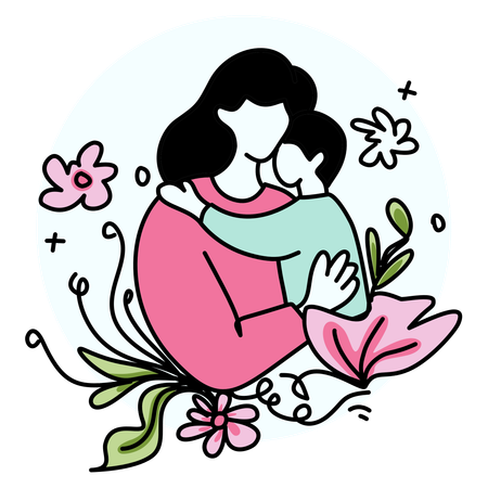 Mutterliebe  Illustration